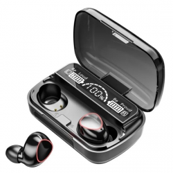 M10 Wireless Earbuds Bluetooth 5.1 TWS Earphones Full Touch Control Headphones Built-in Microphone Immersive Sound Quality Ensure Fast Stable & Auto Connection Smart LED Headset