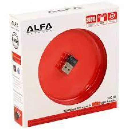 MINI ALFA 300MBPS WIRELESS USB ADAPTER 802.11 N WLAN (3001N)Wifi usb internet device - Wifi usb dongle - Wifi usb device - Wifi usb internet device - Wifi usb alfa wifi - Alfa wifi usb - adapter usb wifi - wireless adapter alfa